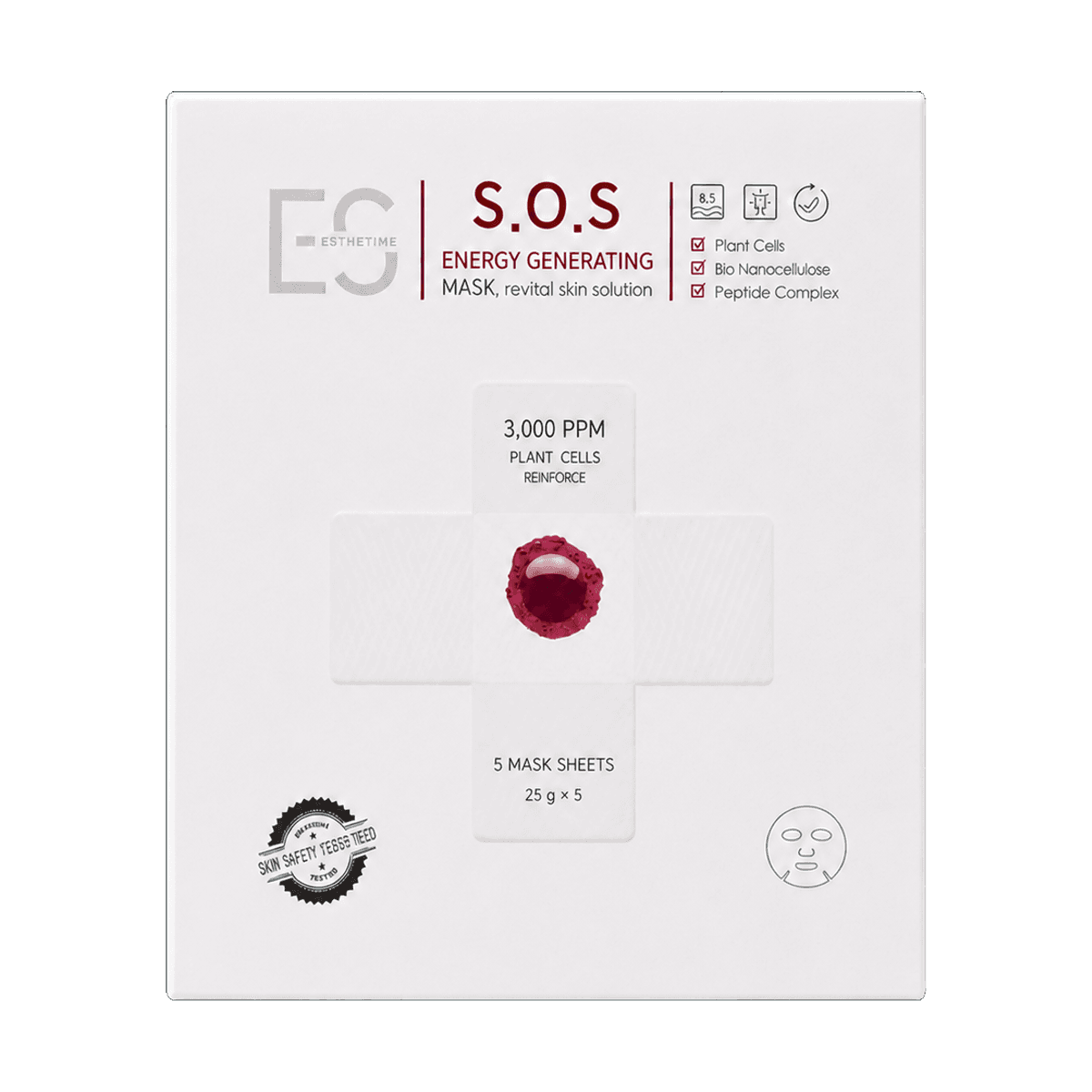 ES S.O.S Energy Generating Mask 25g 5枚 商品画像